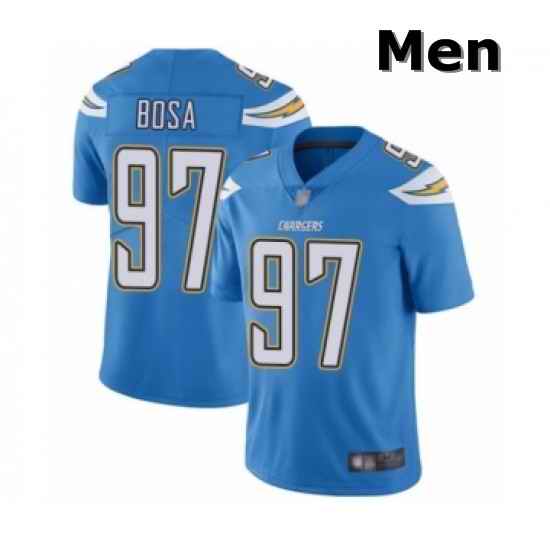 Men Los Angeles Chargers 97 Joey Bosa Electric Blue Alternate Vapor Untouchable Limited Player Football Jersey